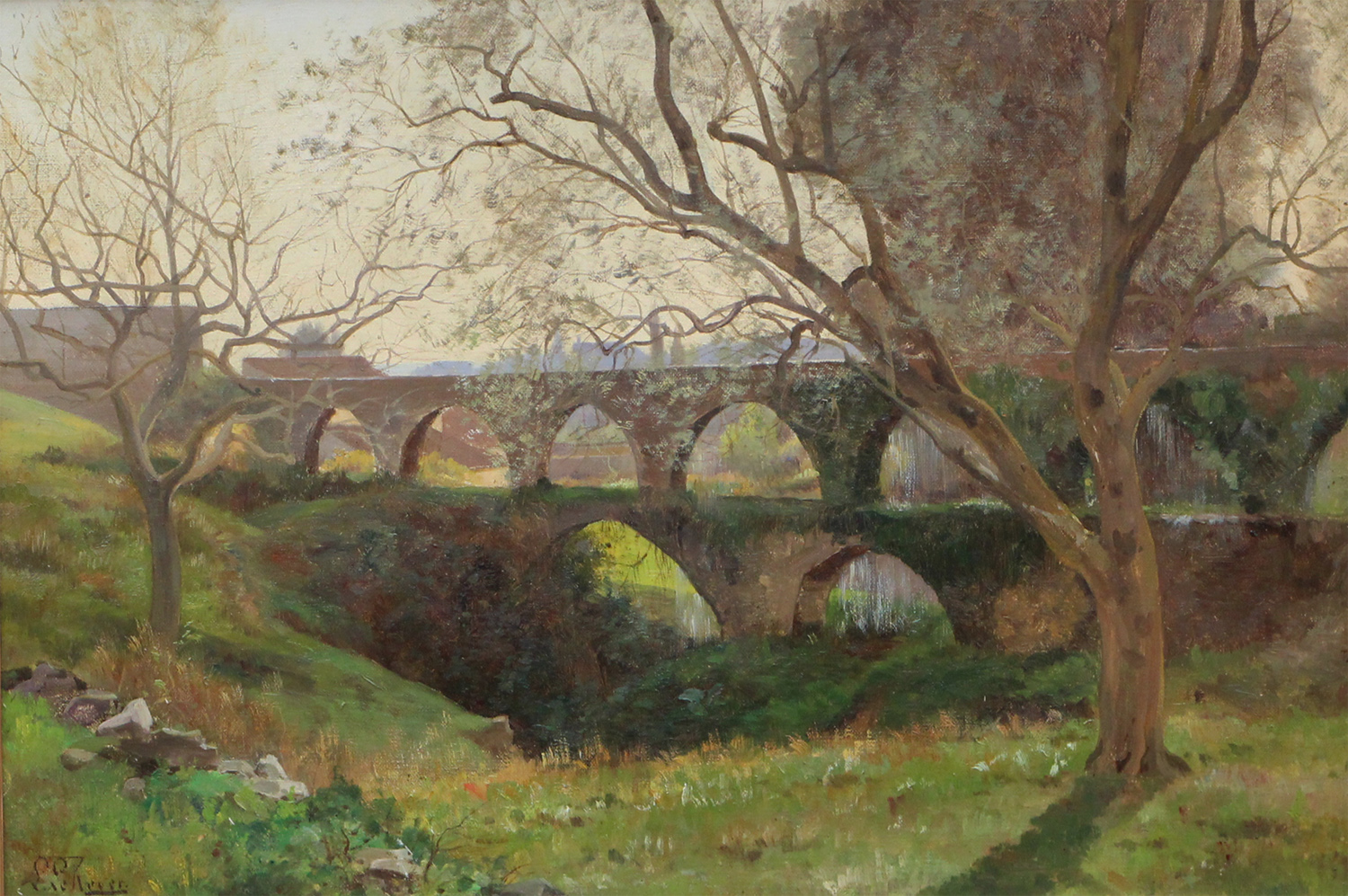 Un vieux pont au Cannet - Cliquez sur l'image pour la fermer